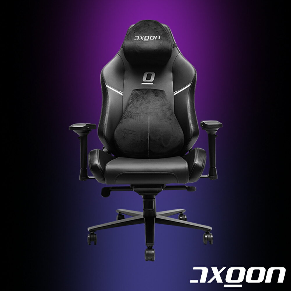 AXGON 人體工學電競椅-黑灰款(透氣PU材質/多功能4D扶手)-AX2CU2