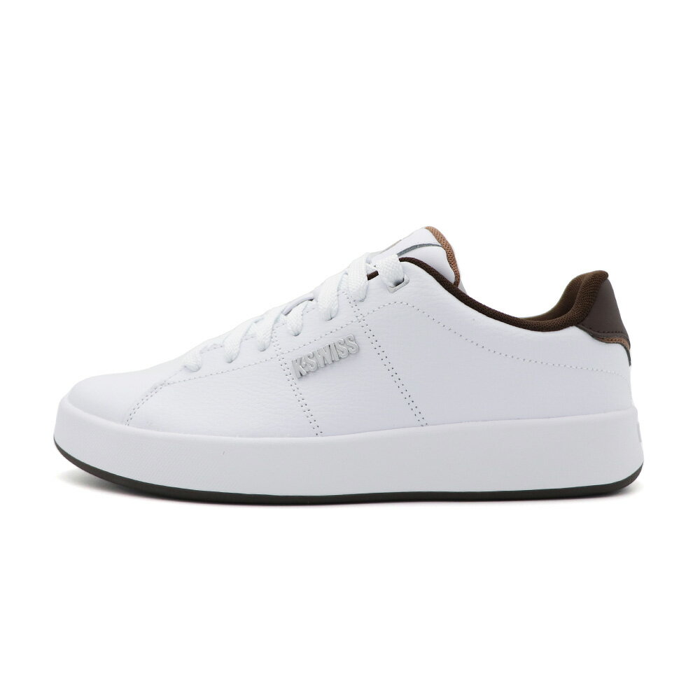 【全館滿額折】 K-swiss Court Cameo II 白棕 皮革 休閒 運動鞋 男款 B5506【新竹皇家08899-919】