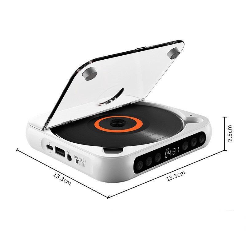 cd機播放機藍牙播放器家用迷你CD專輯隨身聽桌面音響一體跨境爆款【北歐家居生活】