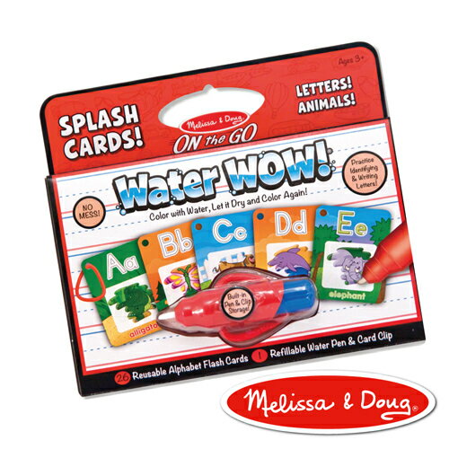 《美國 Melissa & Doug》 美勞 旅遊樂 水畫卡 英文字母 東喬精品百貨