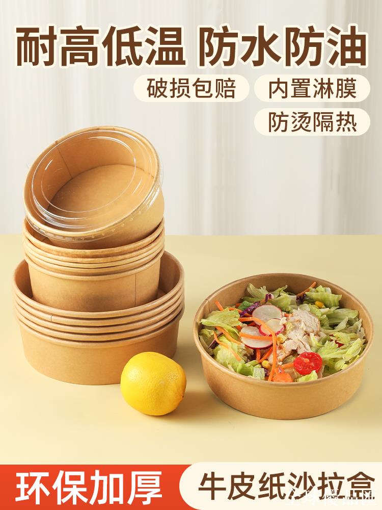 【全球優品匯】一次性餐盒打包盒食品級沙拉盒家用戶外露營野餐便當盒食品包裝盒