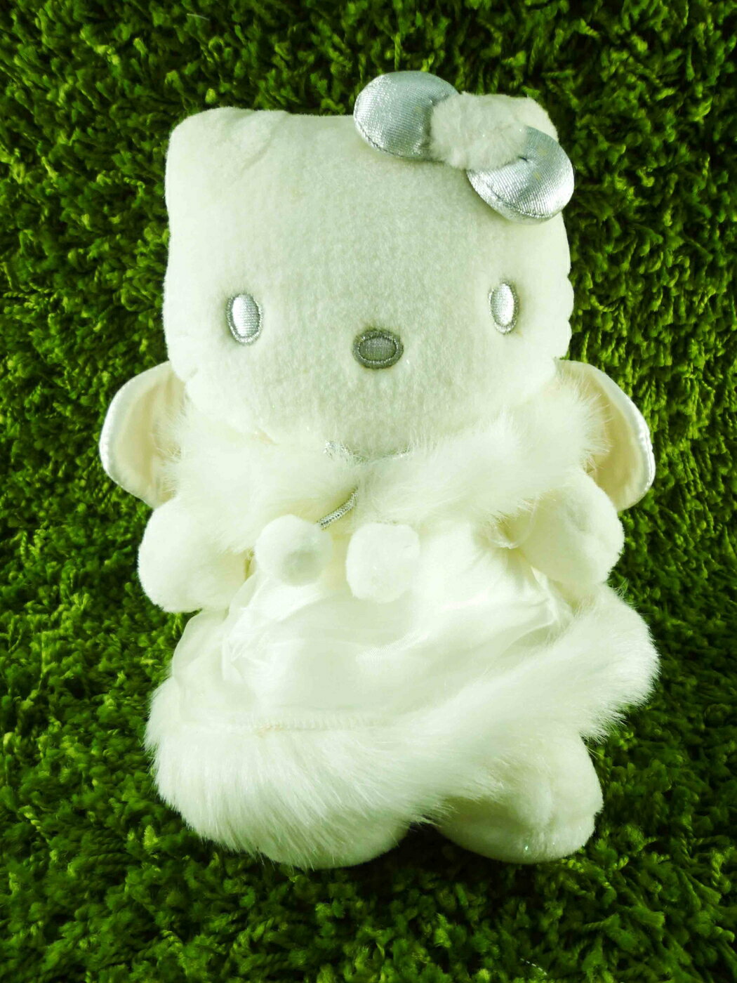 【震撼精品百貨】Hello Kitty 凱蒂貓 KITTY絨毛娃娃-天使圖案-白毛 震撼日式精品百貨