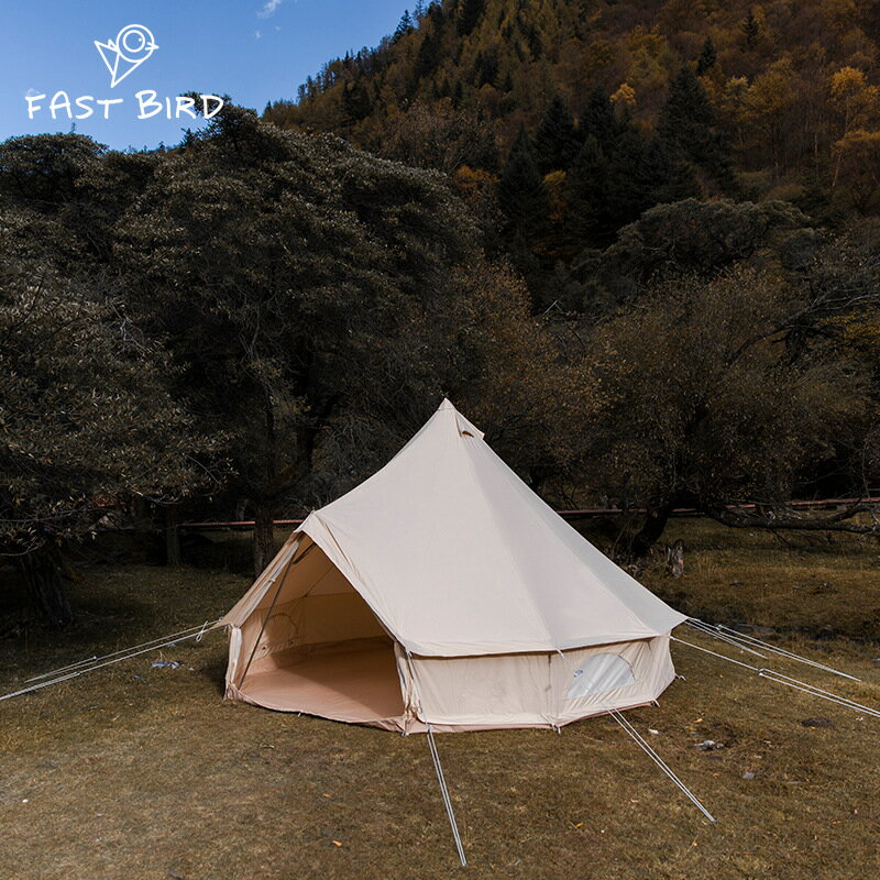 帳篷 山之客營用品色鐘型棉布多人滌棉野營酷戶外蒙古包帳篷