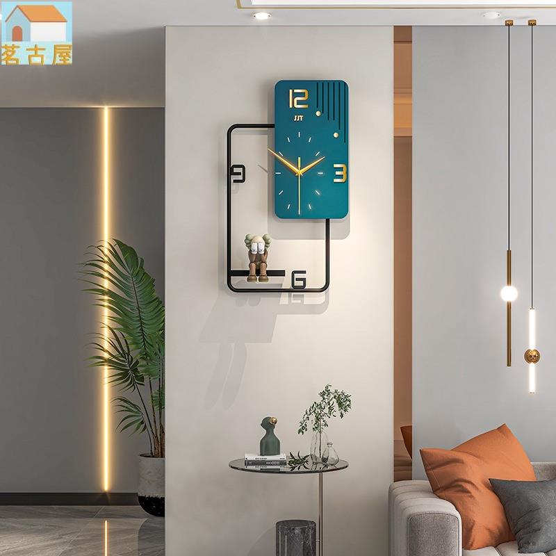 鐘錶掛鐘 客廳現代簡約家用時尚個性創意掛錶 裝飾輕奢網紅時鐘掛牆 大掛鐘 靜音時鐘