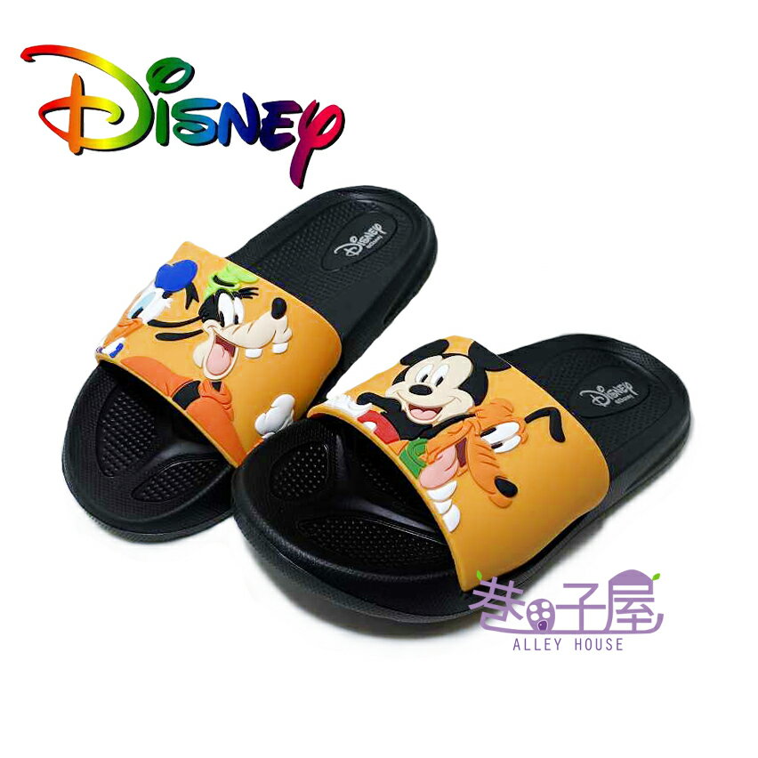迪士尼DISNEY 童款米奇好朋友超輕量防水拖鞋 [121054] 黑 MIT台灣製造【巷子屋】