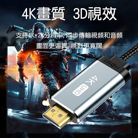 【TOTU 拓途】極速系列Type-C轉HDMI同屏線 BT011【APP享6%回饋】 4