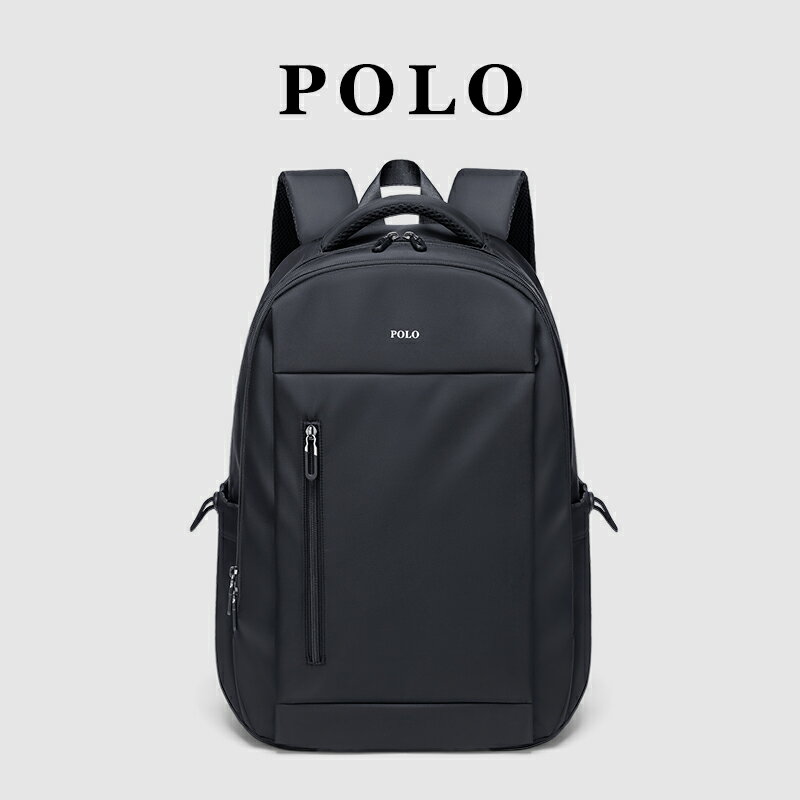 Polo雙肩包男款大容量旅行背包男大學生通勤時尚書包休閑電腦包潮