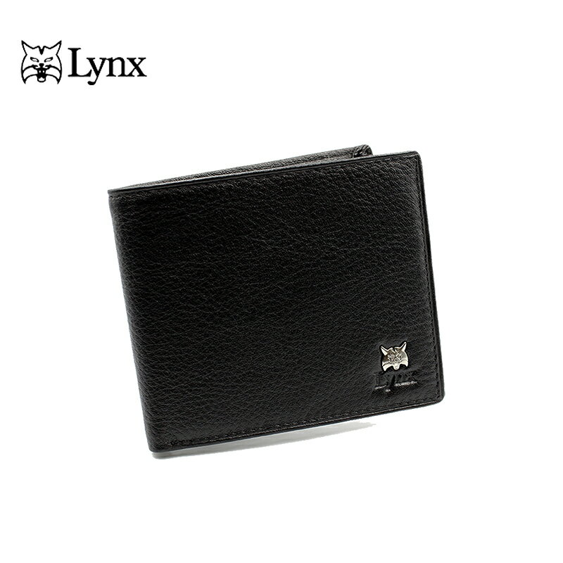 【Lynx】進口牛皮兩折3卡短夾/錢包 LY16-0P1-99