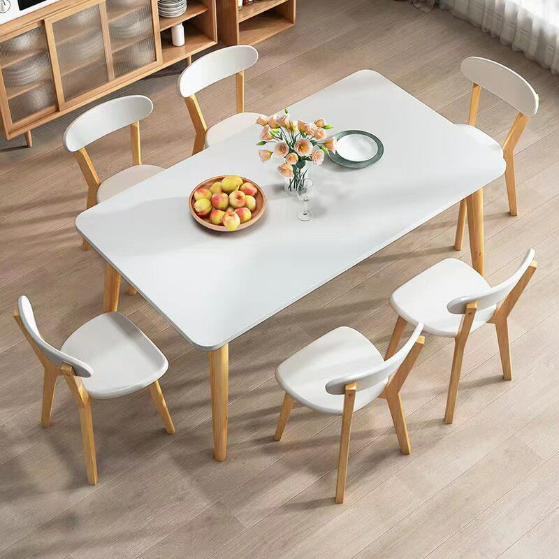 椅子 餐桌 小戶型折疊餐桌伸縮餐桌椅組合家用吃飯桌子飯桌現代簡約實木餐桌