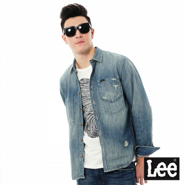 Lee 牛仔長袖襯衫