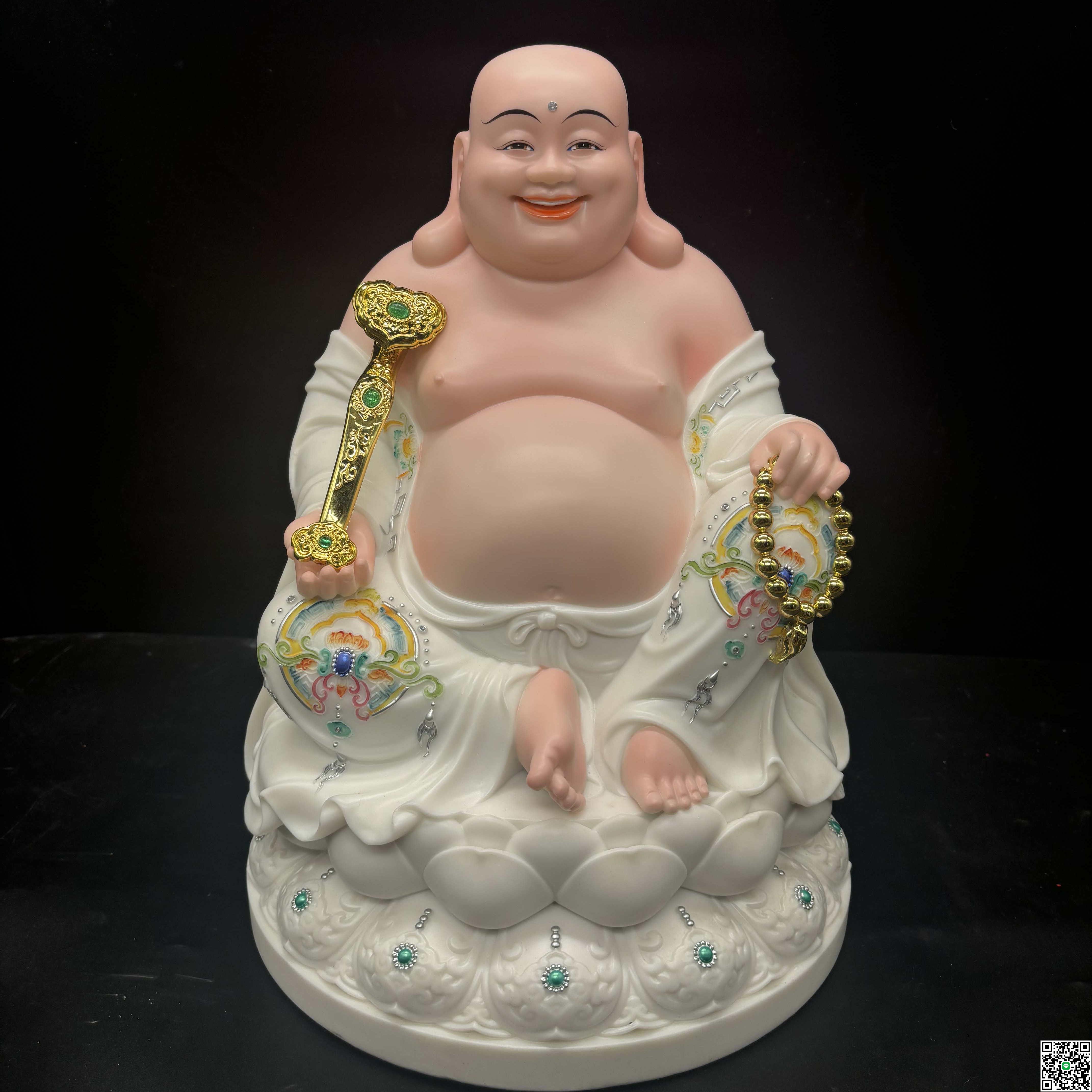 彌勒佛菩薩佛像擺件大肚笑佛釋迦牟尼佛像全堂佛家用客廳供奉神像