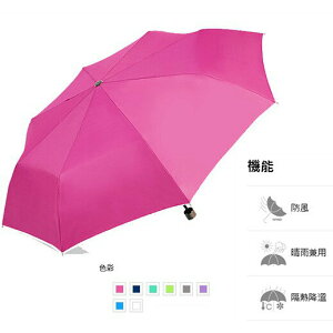 【FOODCOM】玻璃纖維小折傘(不挑色/隔熱降溫/晴雨兼用/抗紫外線) 雨傘 折傘 晴雨傘 抗UV