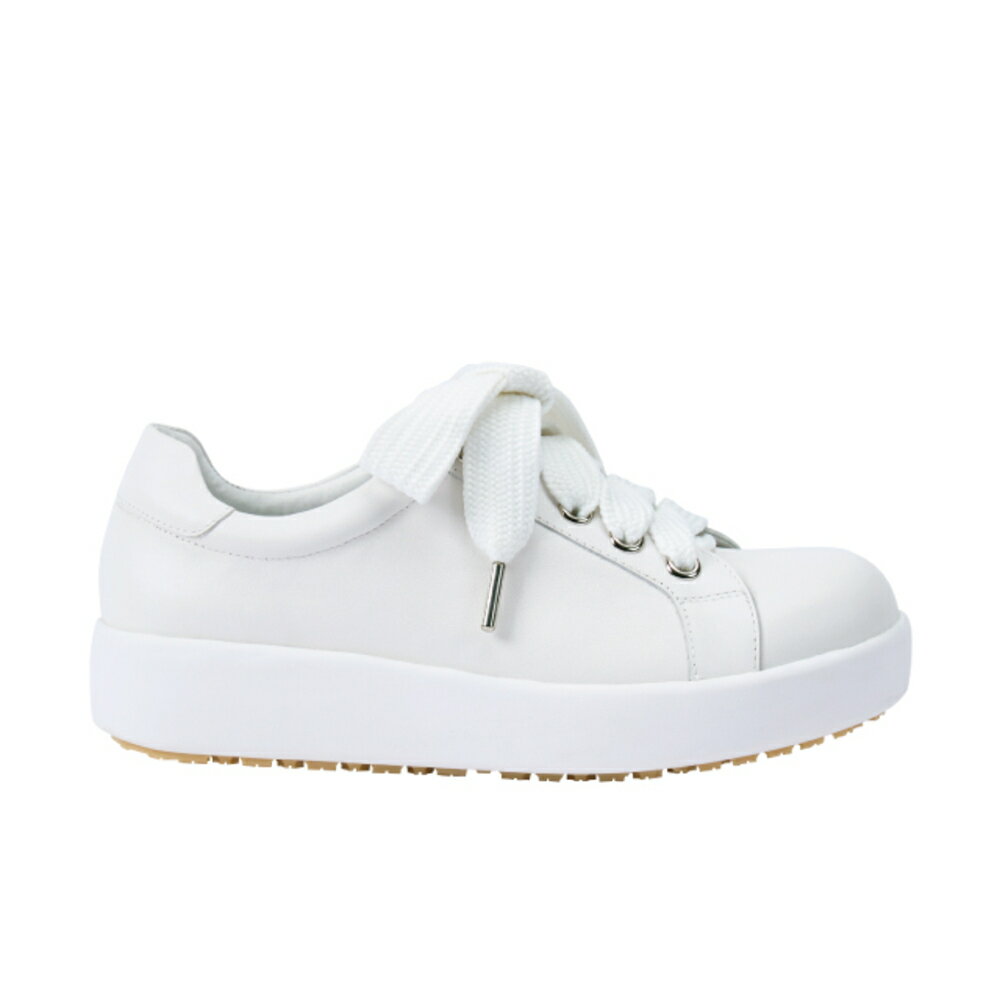 【AHbuffett防滑鞋】AH-30 雲朵鞋 防滑 牛皮 小白鞋EVA鞋底 休閒鞋 氣墊腳感  止滑鞋 厚底鞋 增高 百搭