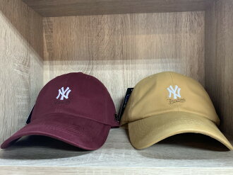 【毒】MLB NYY 道奇 紐約洋基 LOGO 老帽 棒球帽 可調式 黑 白 粉紅 深藍 卡其 酒紅 六色 2