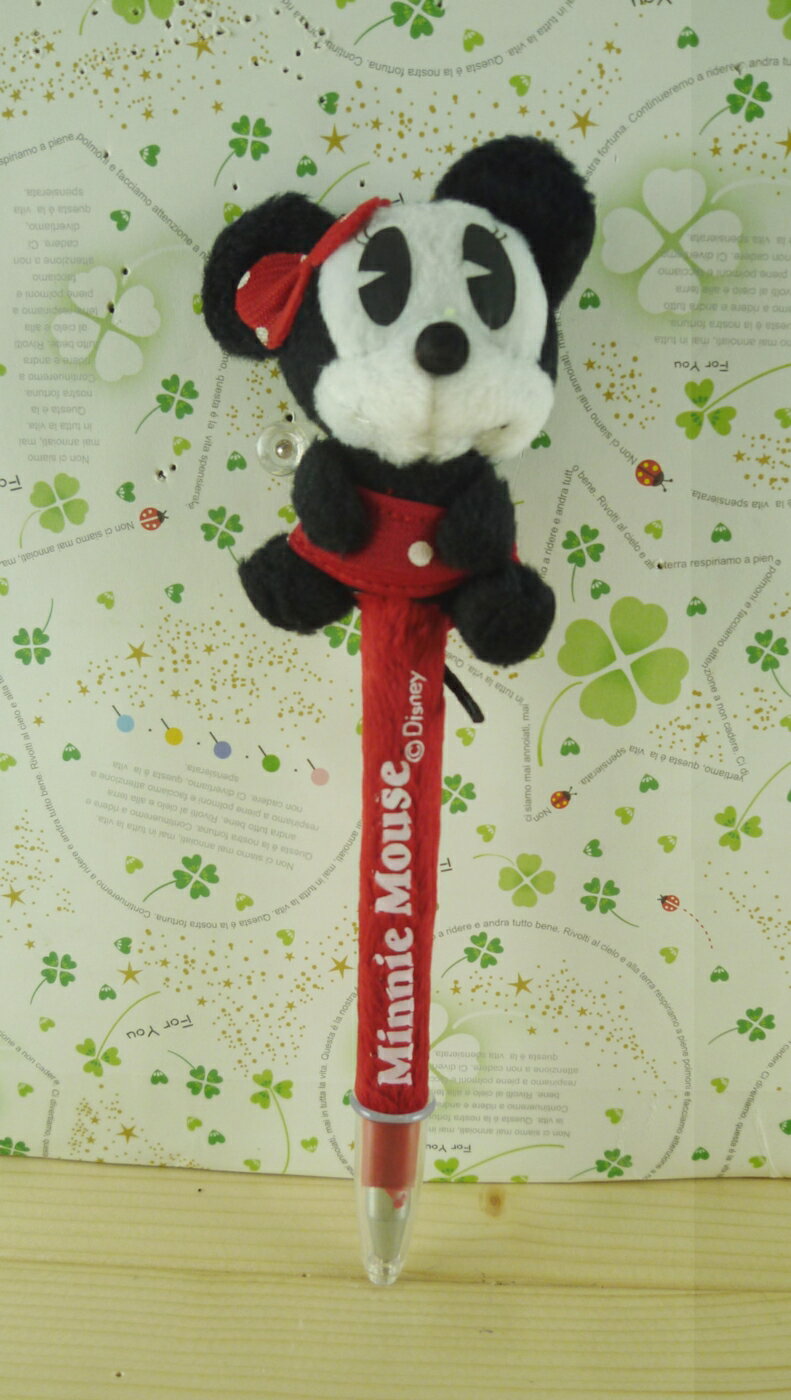 【震撼精品百貨】Micky Mouse 米奇/米妮 原子筆-米妮紅緞帶 震撼日式精品百貨