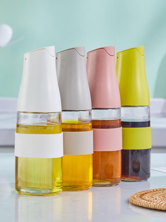 油壺加拿大玻璃油罐自動重力開蓋廚房家用醬油醋調料瓶油瓶艾美諾 中秋節免運