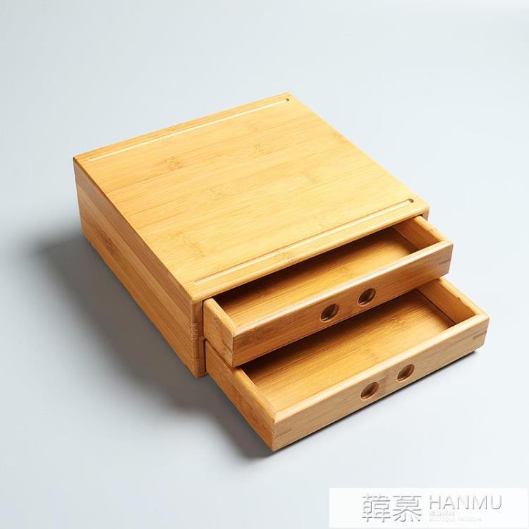 普洱茶盒竹製分茶盤黑茶開茶盤茶針茶刀實木功夫茶具配件茶道零配 99購物節
