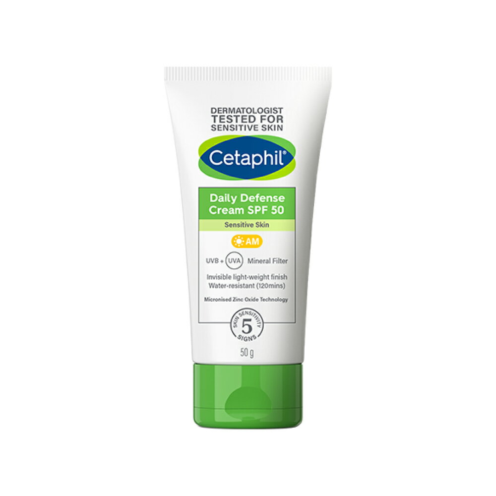 Cetaphil 舒特膚 輕透物理低敏防曬霜SPF50 PA++++ (50ml/條)