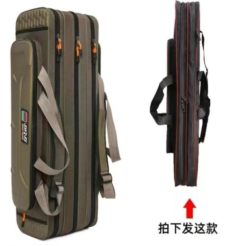 【新款漁具包】防水大容量魚竿包輕便免拆輪加厚收納多功能釣魚包【宜家良品百貨】