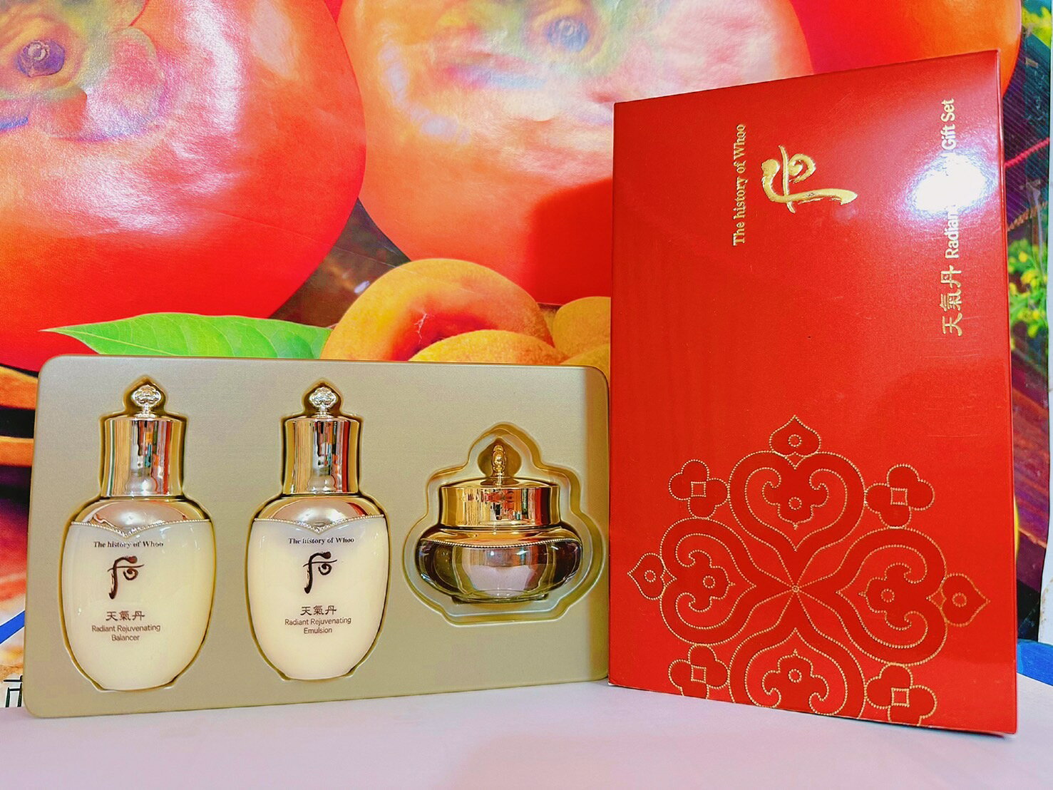 後 天氣丹華炫完美新肌3件組 後天氣丹華炫重生霜10ml+重生乳25ml+重生水25ml 盒裝百貨公司專櫃貨(旅行用）