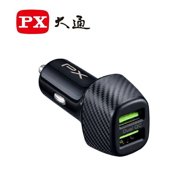 大通 (12-24V雙用) 2組USB-A (QC) 車用USB電源供應器 PCC-3620 車用車充 3倍快充