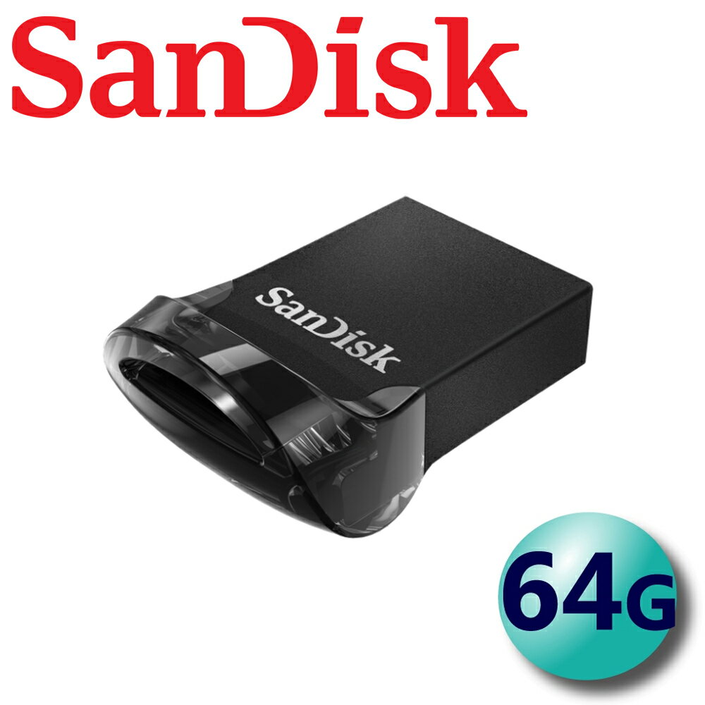 【公司貨】SanDisk 64GB Ultra Fit CZ430 USB3.2 Gen 1 隨身碟