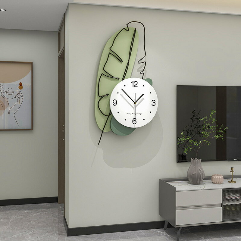 個性潮流掛鐘客廳時尚現代簡約家用裝飾時鐘掛鐘網紅創意藝術鐘表
