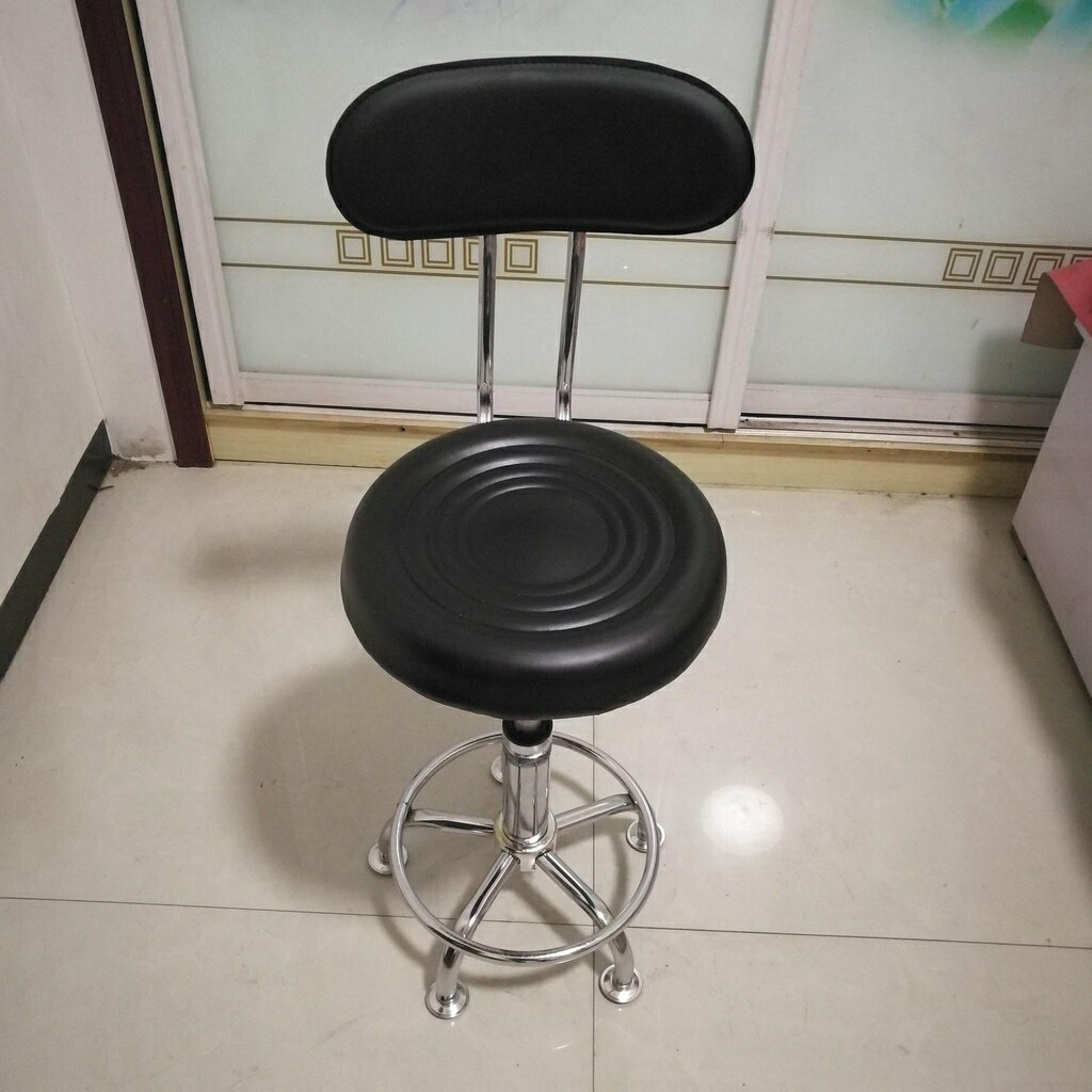 免運 家具 批髮美容凳酒吧凳理髮椅滑輪凳工作凳旋轉陞降凳小圓凳 可開發票 4