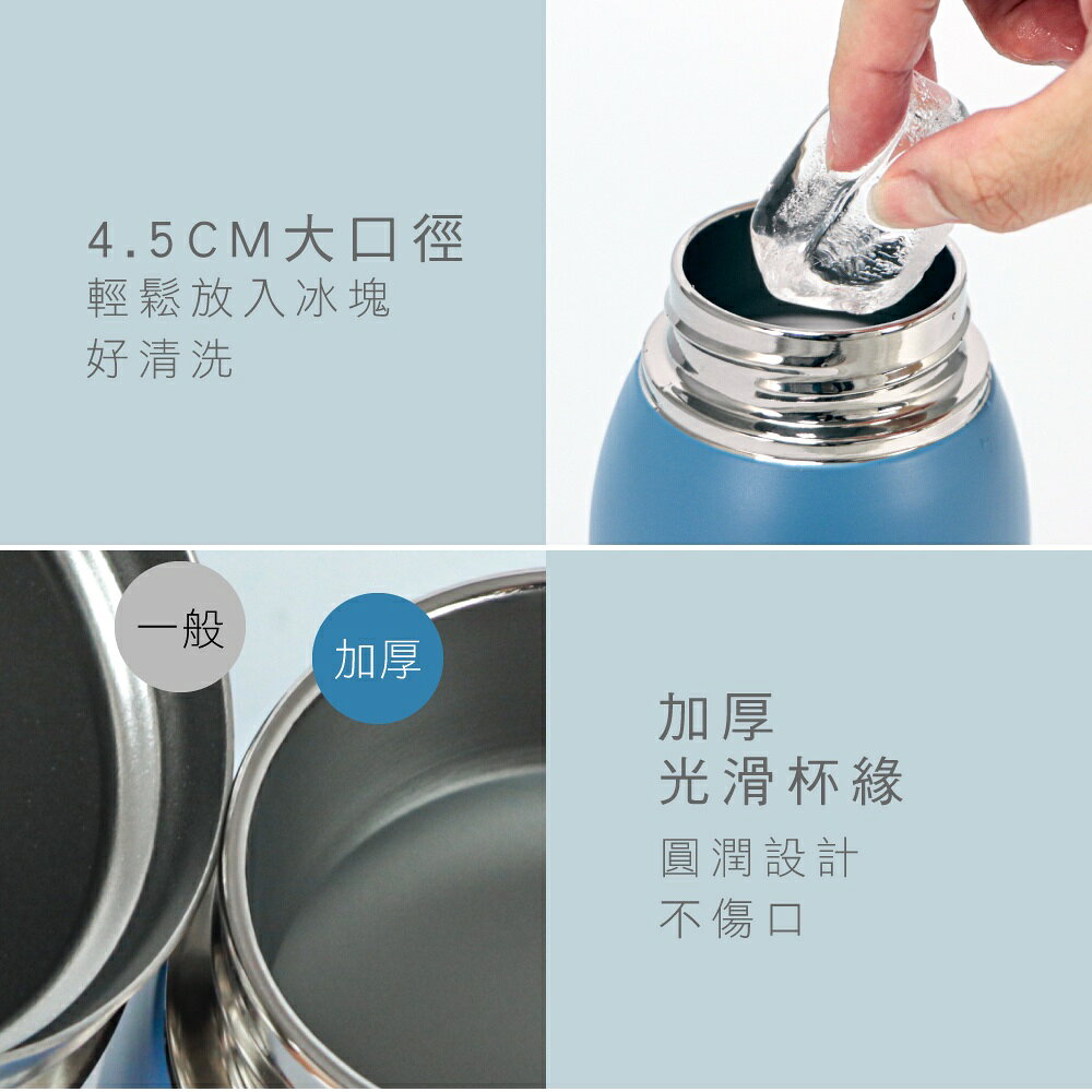【KINYO】304不鏽鋼隨行保溫杯 320ml (KIM) 6