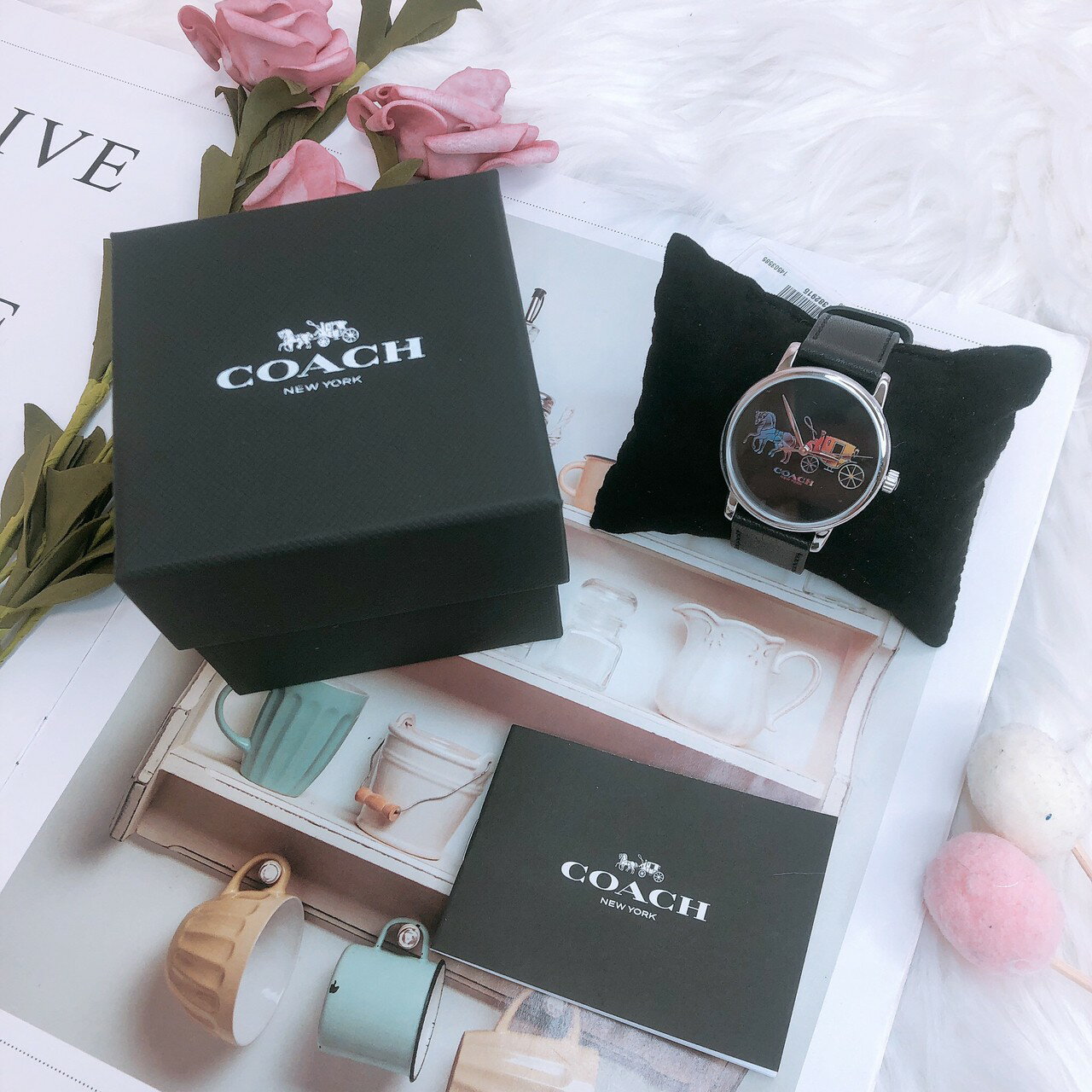 美國代購  台灣現貨 Coach 彩色馬車 女錶 手錶 14503328【送禮精選★APP下單點數4倍送】 0