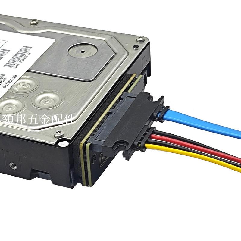 SATA3.0轉SAS硬碟固態SSD擴充套件卡SATA22PIN轉SAS 29PIN轉接卡[領邦五金配件]