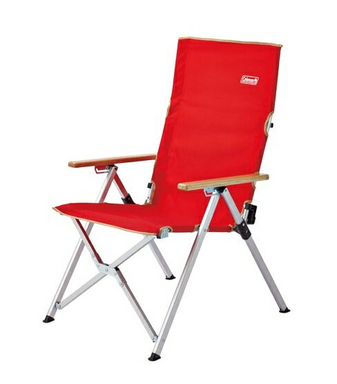[ Coleman ] LAY躺椅 紅 / 三段式可調整椅背角度 / CM-26744