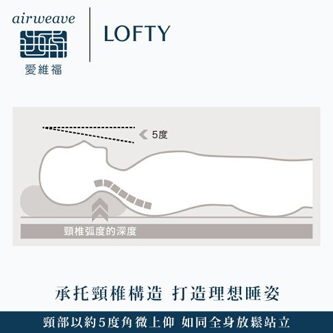 LOFTY 枕工房|airweave 愛維福 雙面快眠枕 (百年專業睡枕品牌 透氣可水洗 支撐力佳 分散體壓) 4