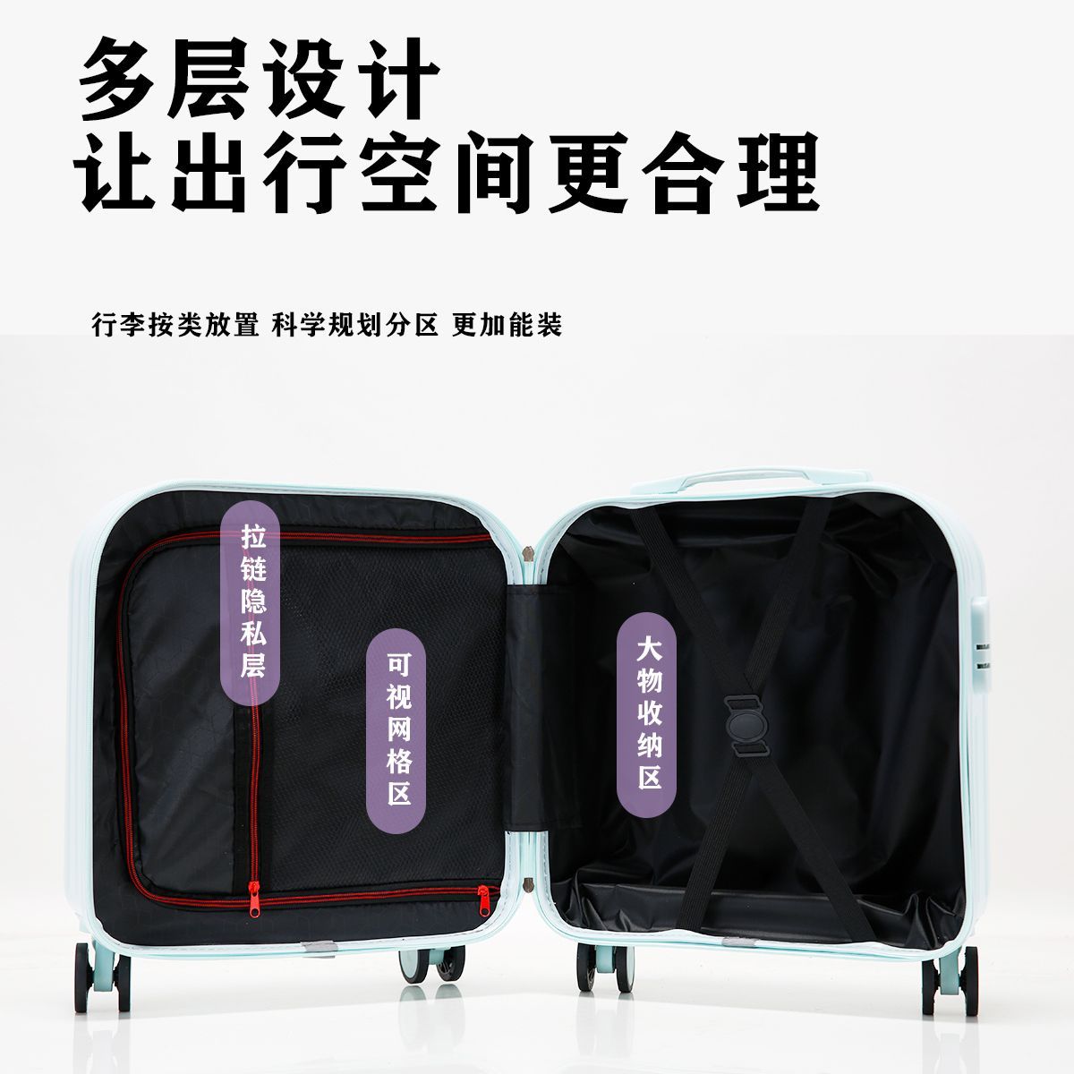 【台灣公司 超低價】兒童行李箱女孩小型輕便18寸登機小學生拉桿箱卡通可坐旅行密碼箱 1
