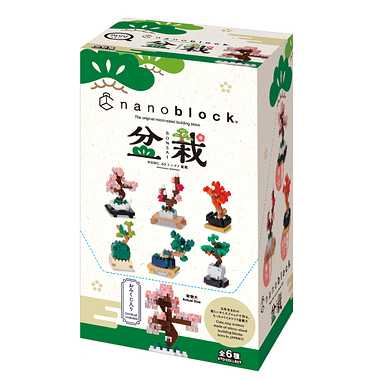 《 NanoBlock 迷你積木 》NBMC_63S MINI系列 盆栽(一盒6入) 東喬精品百貨