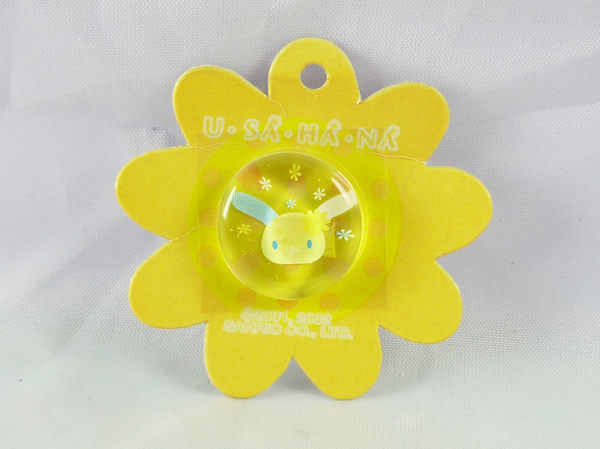 【震撼精品百貨】U-Sa-Ha-Na 花小兔 立體貼紙 黃花 震撼日式精品百貨