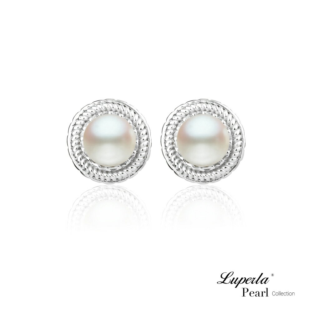 大東山珠寶 天然淡水珍珠耳環 一生珍戀 925銀耳環