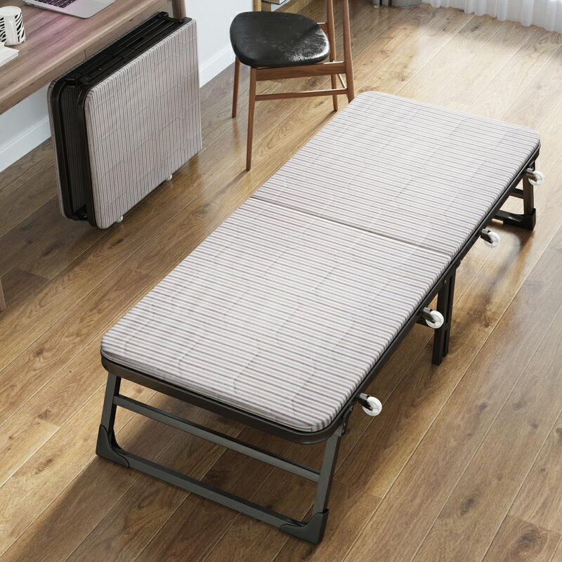 折疊床 板式單人床家用成人午休床辦公室 午睡床 穩固簡易硬板木板床
