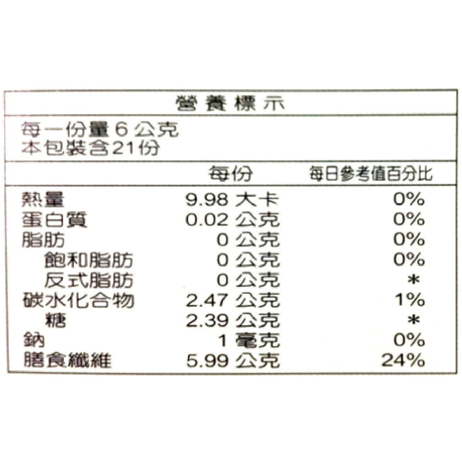 人生製藥 渡邊 健體膳食纖維 6g*21包 3