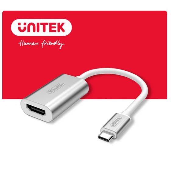 【樂天限定_滿499免運】UNITEK USB3.1 Type-C轉HDMI轉換器 (Y-6316)