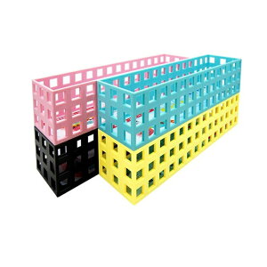 聯合文具 C2806 萬用積木盒(加長) 收納盒(4色)