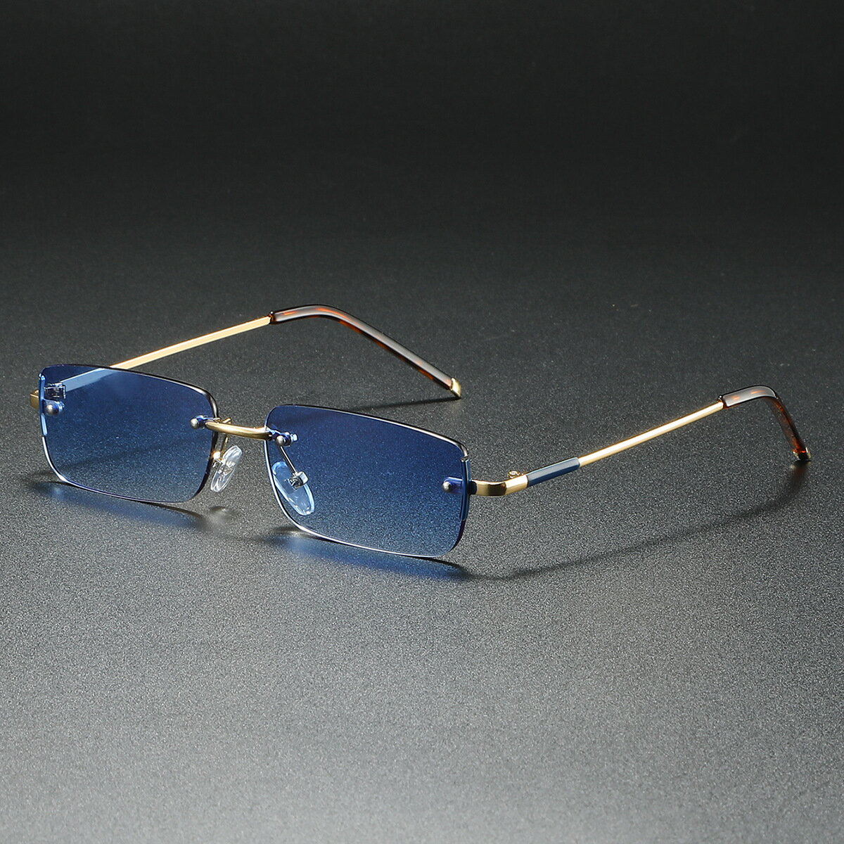 2025新款復古小方框太陽鏡男女文藝眼鏡 方形tint glasse