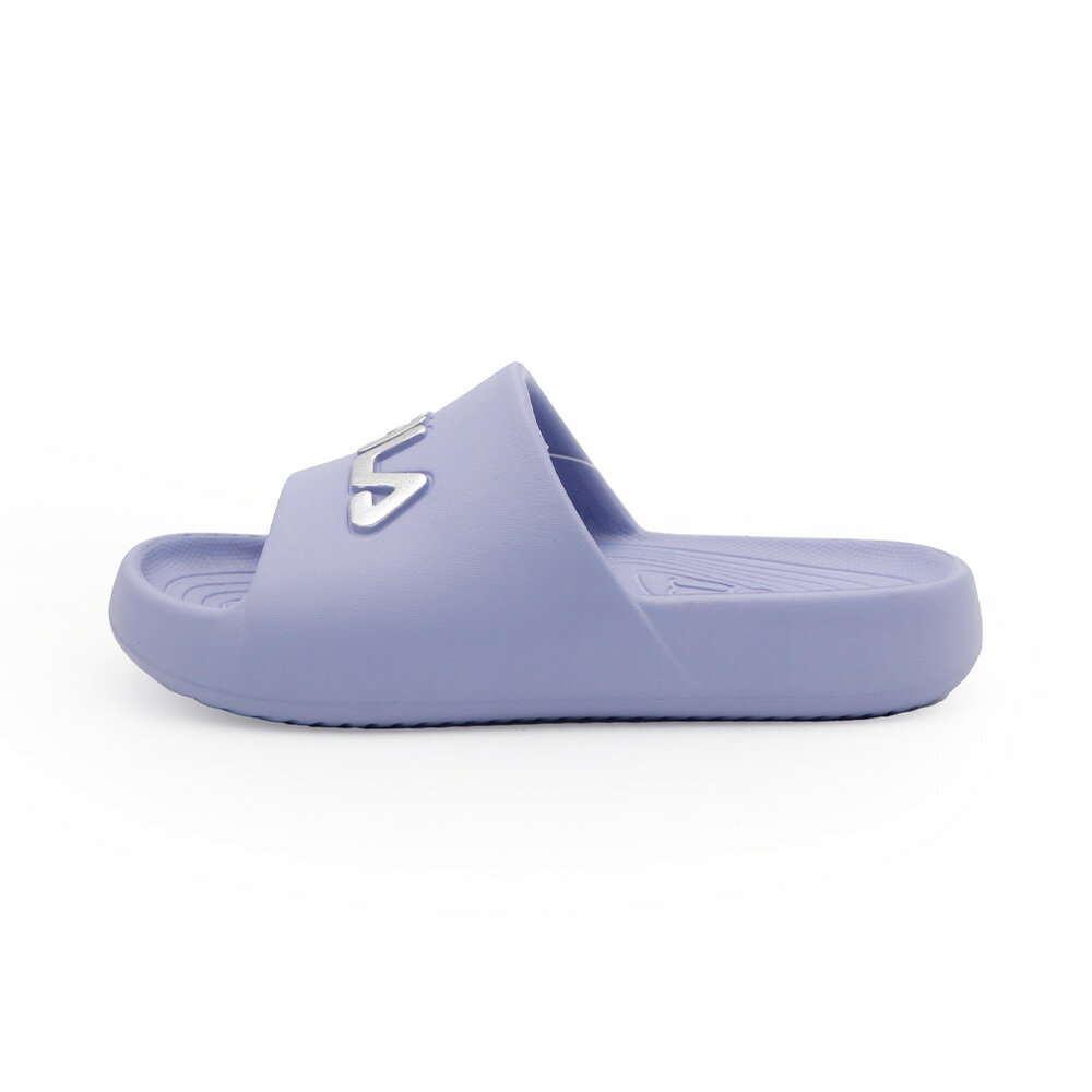 FILA KIDS 休閒 防水 拖鞋 中大童鞋 紫銀 S1648 (2-S841Z-998)