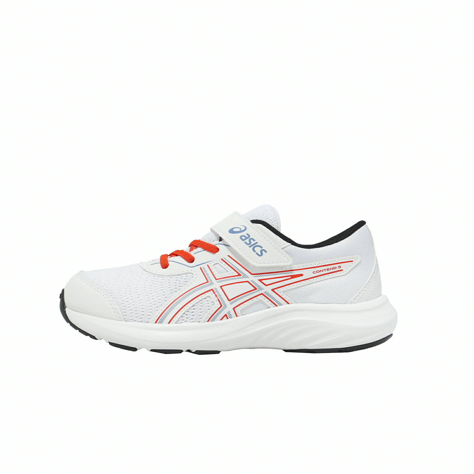 Asics 亞瑟士 慢跑鞋 Contend 9 PS 中童 小朋友 白 魔鬼氈 運動鞋 1014A338107