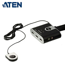 【ATEN 宏正】2埠 USB HDMI KVM 多電腦切換器 (CS692)【三井3C】