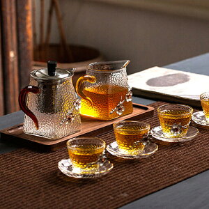 云窩玻璃茶具套裝家用客廳簡約功夫茶具日式整套泡茶工具用品高檔