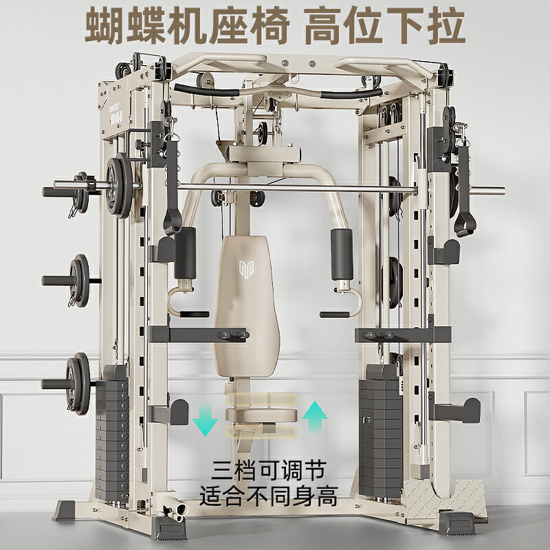 史密斯綜合訓練器龍門架健身器材家用多功能一體機飛鳥深蹲臥推架