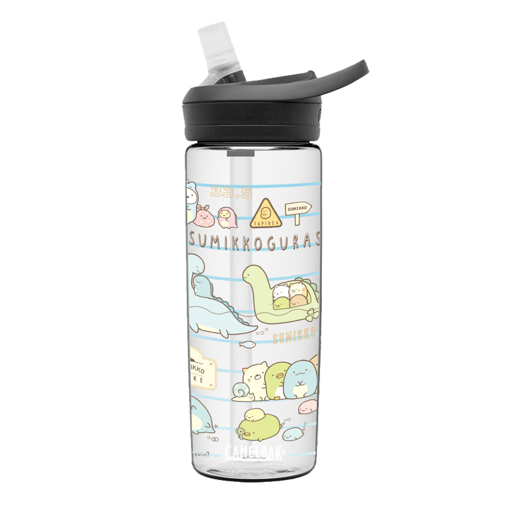 《CamelBak》600ml eddy+ RENEW 多水吸管水瓶 (角落生物系列) CBSMUSG0606 蜥蜴媽媽