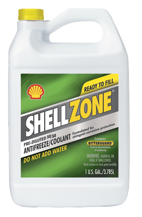 Shell   Zone Antifreeze Coolant 50/50 水箱精