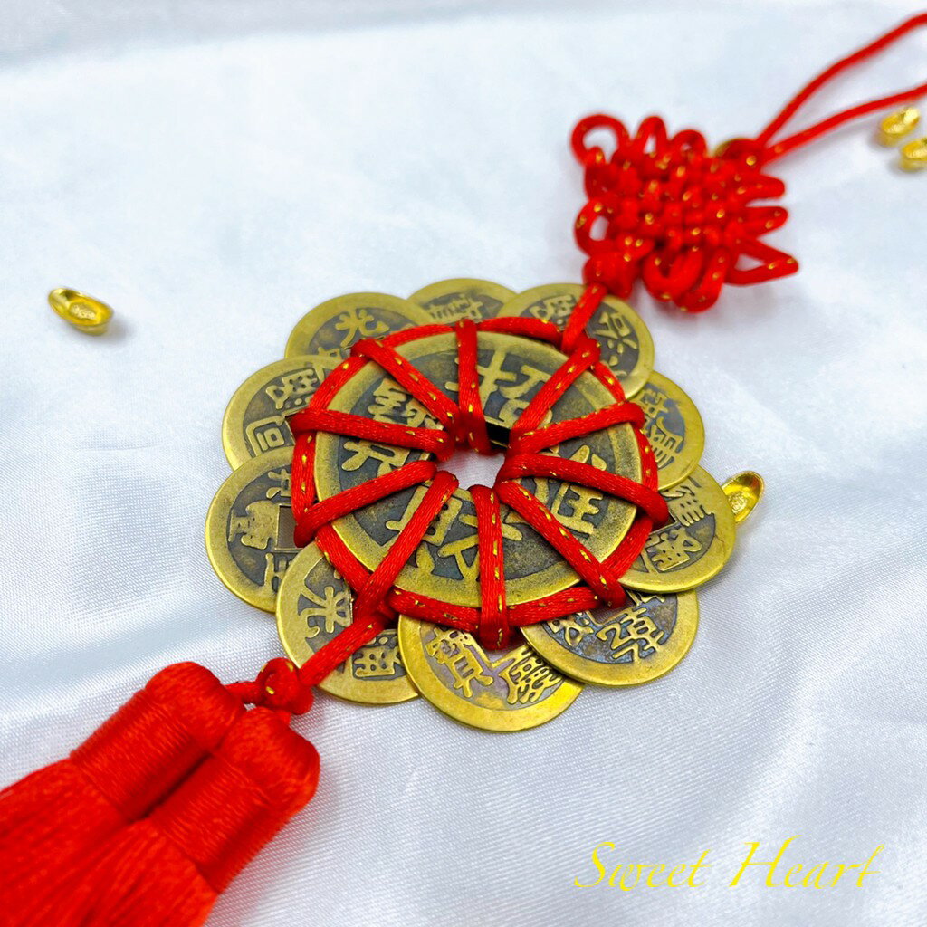 Sweet Heart 田芯開運精選 💯擋煞 十帝錢 純銅 掛飾 旺宅氣 趨吉避凶 保平安 催財 含加持開光 祈福 1